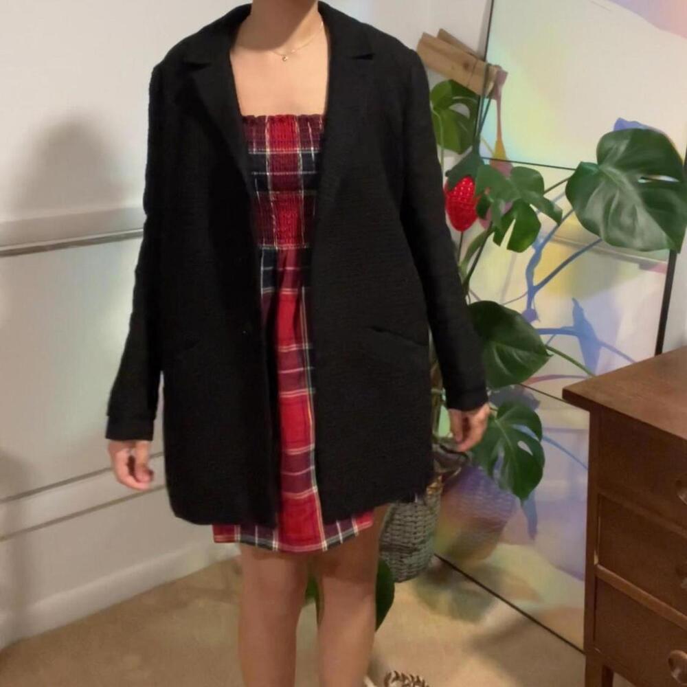 maje tweed blazer size 38